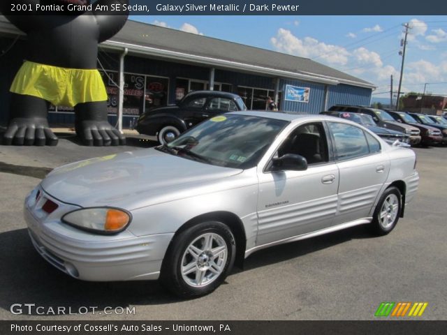2001 Pontiac Grand Am SE Sedan in Galaxy Silver Metallic