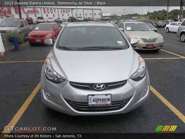 2013 Hyundai Elantra Limited in Shimmering Air Silver