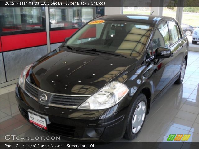 2009 Nissan Versa 1.8 S Sedan in Super Black