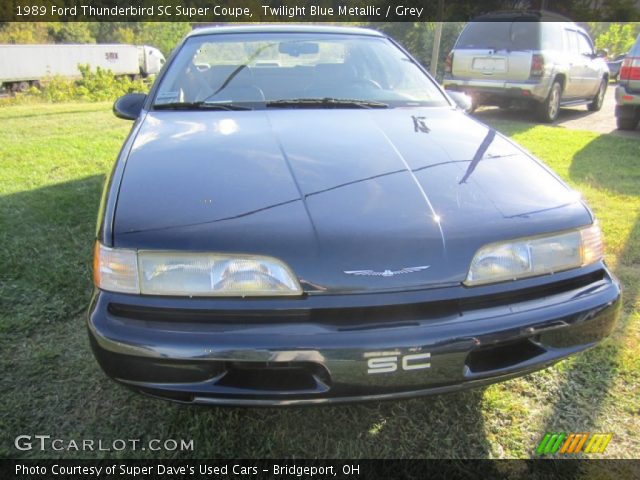 1989 Ford Thunderbird SC Super Coupe in Twilight Blue Metallic