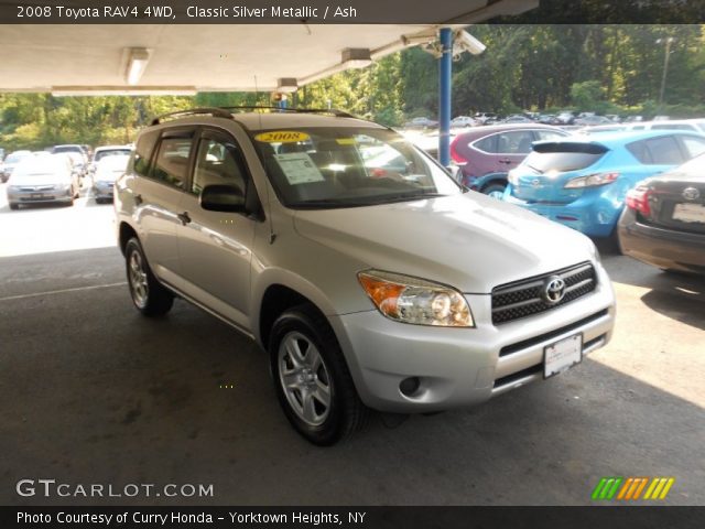 2008 Toyota RAV4 4WD in Classic Silver Metallic
