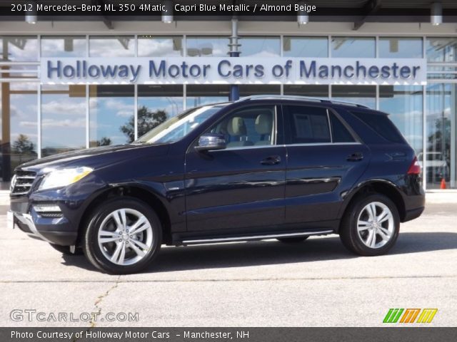 2012 Mercedes-Benz ML 350 4Matic in Capri Blue Metallic