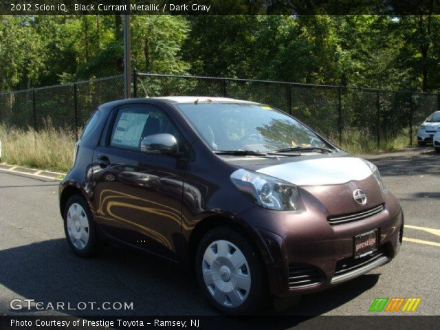 2012 Scion iQ  in Black Currant Metallic