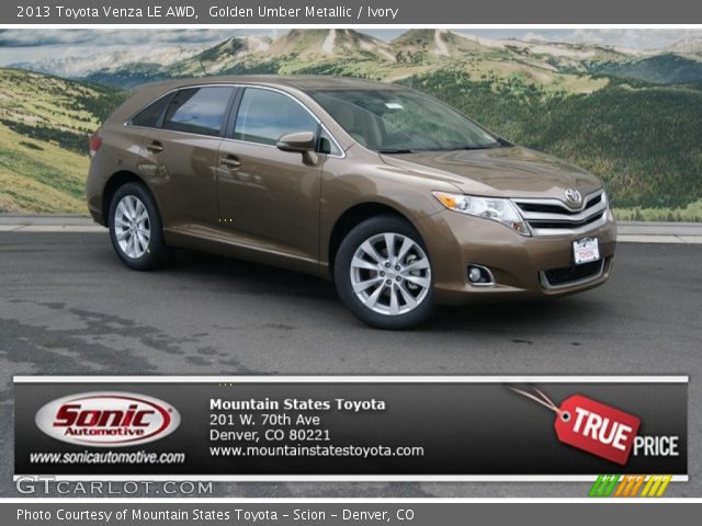 2013 Toyota Venza LE AWD in Golden Umber Metallic