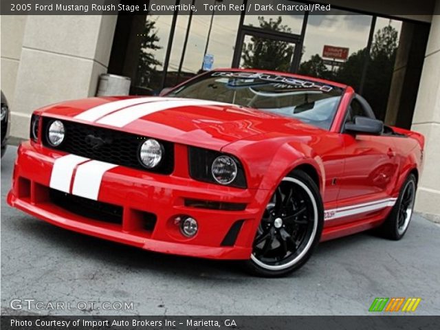2005 Ford Mustang Roush Stage 1 Convertible in Torch Red