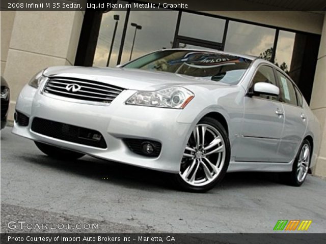 2008 Infiniti M 35 Sedan in Liquid Platinum Metallic