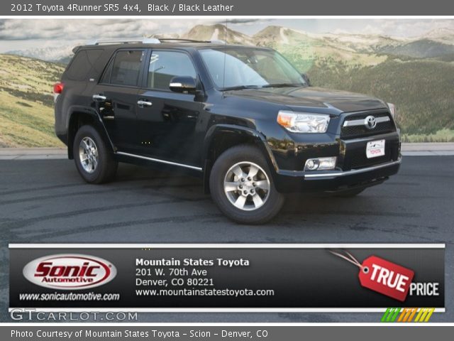 2012 Toyota 4Runner SR5 4x4 in Black