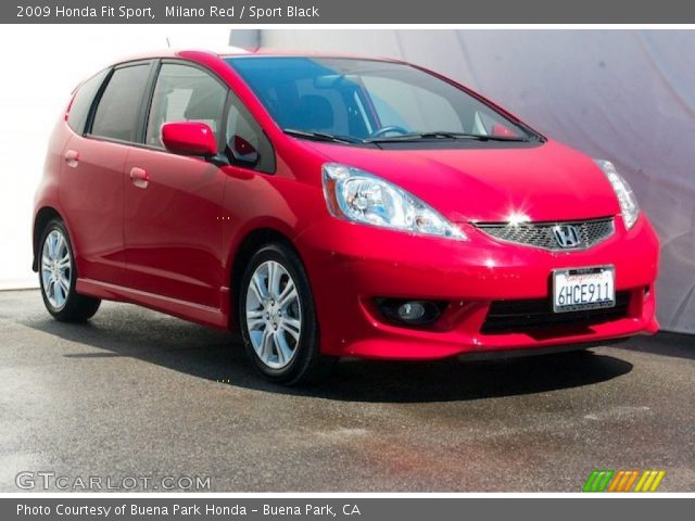 2009 Honda Fit Sport in Milano Red