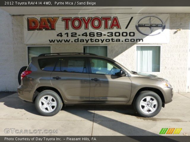 2012 Toyota RAV4 I4 4WD in Pyrite Mica