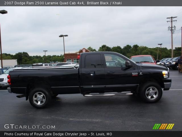 2007 Dodge Ram 2500 Laramie Quad Cab 4x4 in Brilliant Black