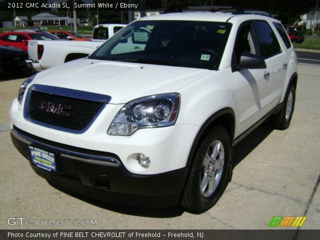 2012 GMC Acadia SL in Summit White