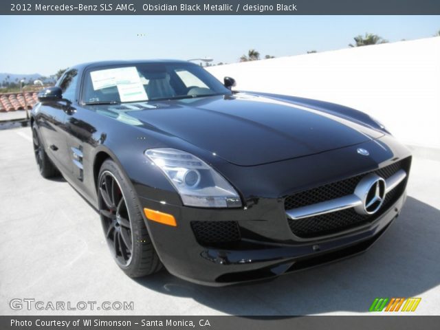 2012 Mercedes-Benz SLS AMG in Obsidian Black Metallic