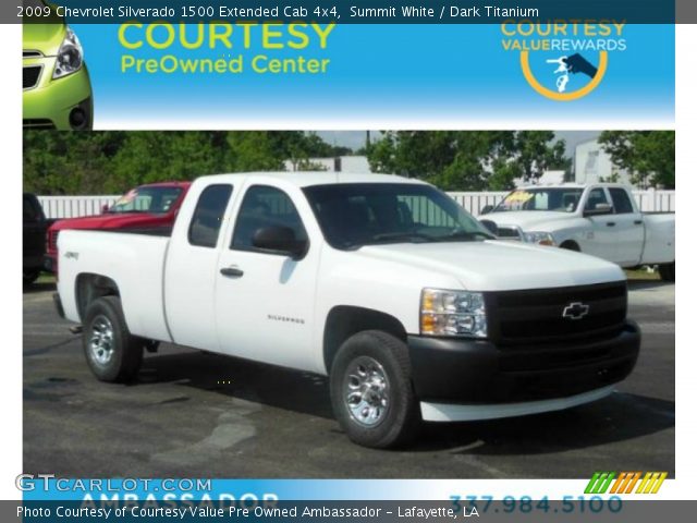 2009 Chevrolet Silverado 1500 Extended Cab 4x4 in Summit White