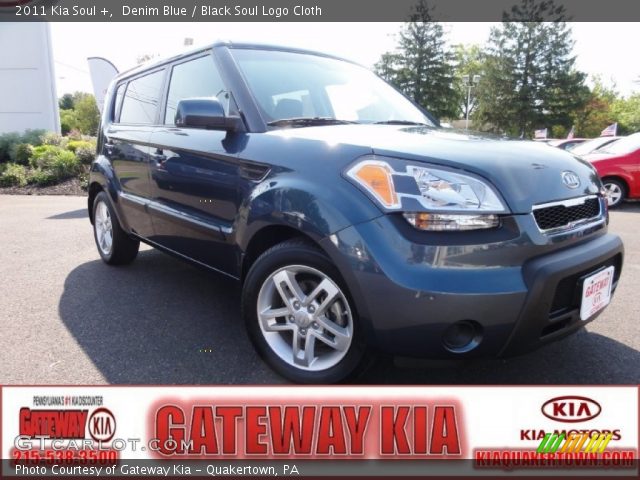 2011 Kia Soul + in Denim Blue