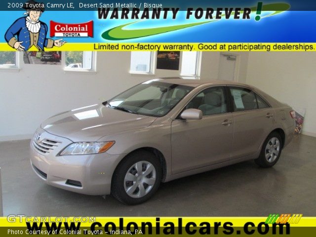 2009 Toyota Camry LE in Desert Sand Metallic