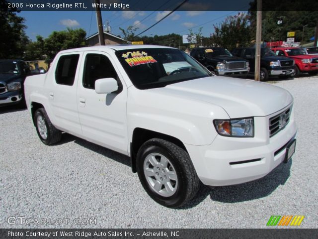 2006 Honda Ridgeline RTL in White