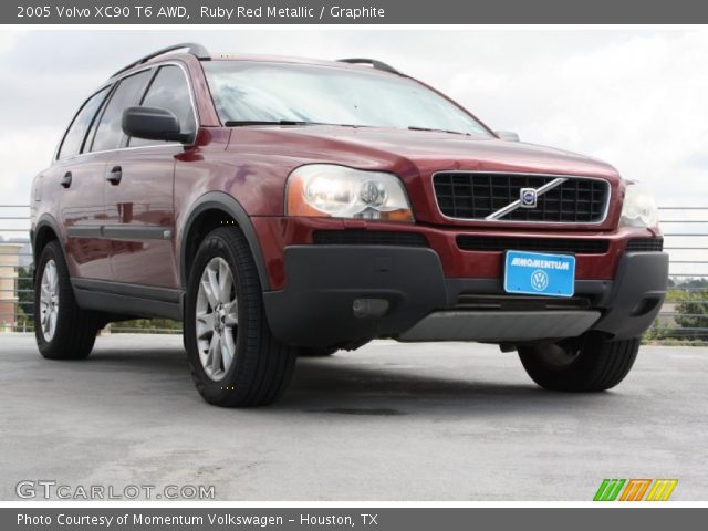 2005 Volvo XC90 T6 AWD in Ruby Red Metallic