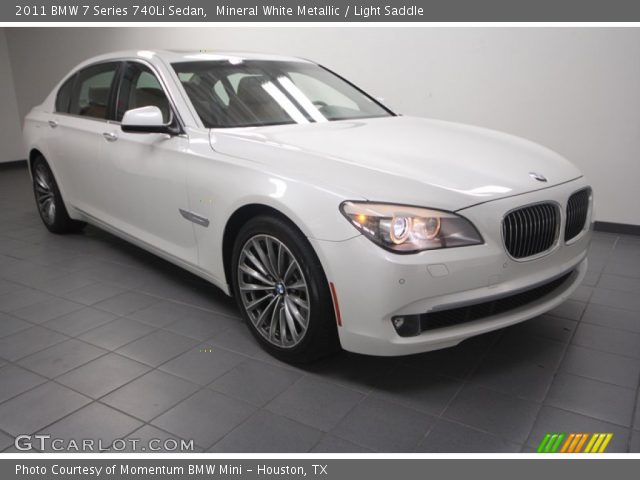 2011 BMW 7 Series 740Li Sedan in Mineral White Metallic