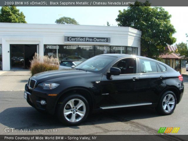 2009 BMW X6 xDrive35i in Black Sapphire Metallic