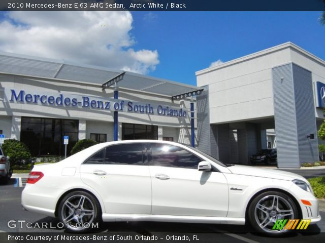 2010 Mercedes-Benz E 63 AMG Sedan in Arctic White