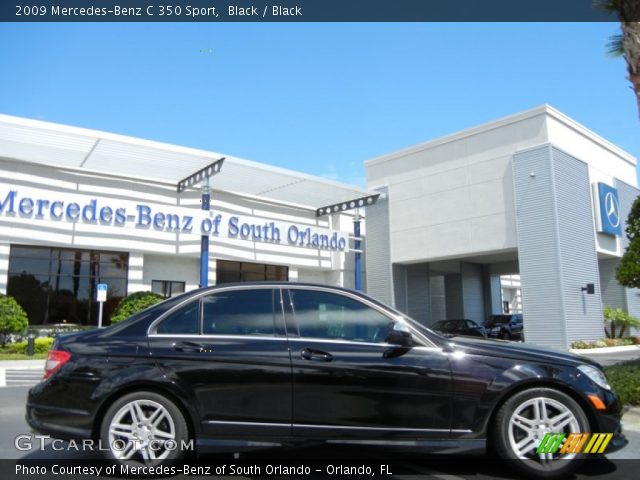 2009 Mercedes-Benz C 350 Sport in Black