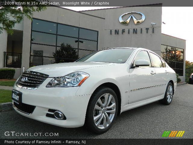2008 Infiniti M 35x AWD Sedan in Moonlight White