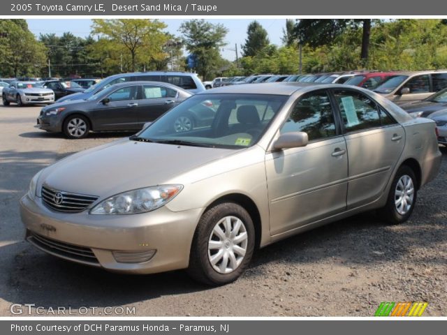 2005 Toyota Camry LE in Desert Sand Mica