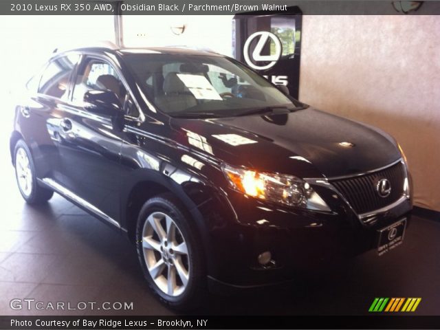 2010 Lexus RX 350 AWD in Obsidian Black