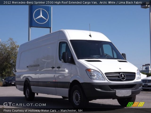 2012 Mercedes-Benz Sprinter 2500 High Roof Extended Cargo Van in Arctic White