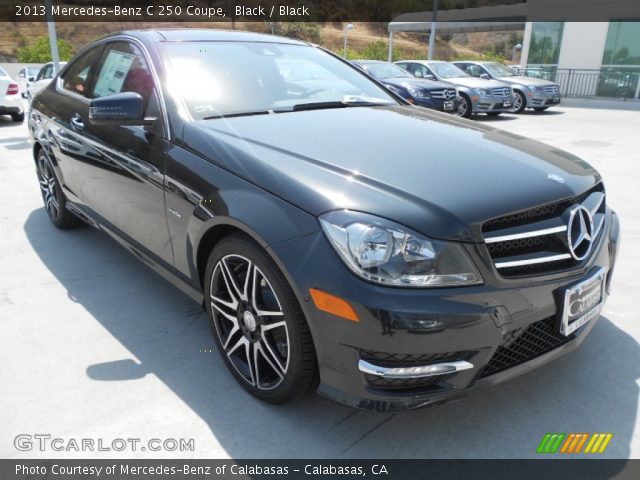 2013 Mercedes-Benz C 250 Coupe in Black