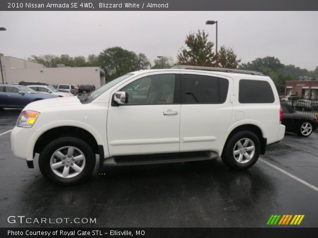 2010 Nissan Armada SE 4WD in Blizzard White