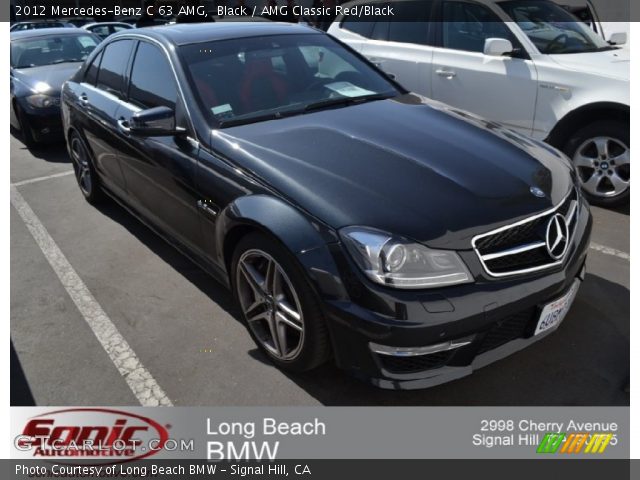 2012 Mercedes-Benz C 63 AMG in Black