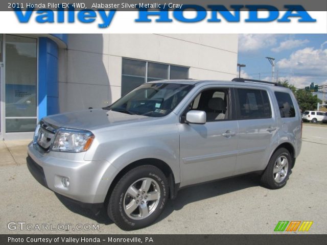 2011 Honda Pilot EX 4WD in Alabaster Silver Metallic