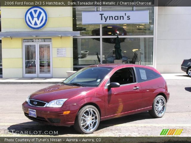 2006 Ford Focus ZX3 S Hatchback in Dark Toreador Red Metallic