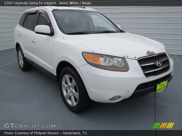 2007 Hyundai Santa Fe Limited in Arctic White