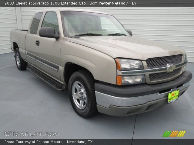 2003 Chevrolet Silverado 1500 Extended Cab in Light Pewter Metallic