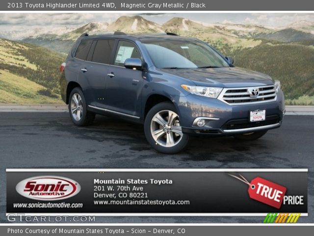 2013 Toyota Highlander Limited 4WD in Magnetic Gray Metallic