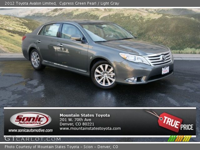 2012 Toyota Avalon Limited in Cypress Green Pearl