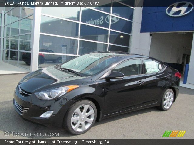 2013 Hyundai Elantra Limited in Midnight Black