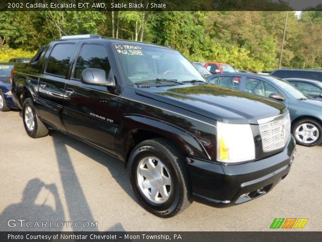 2002 Cadillac Escalade EXT AWD in Sable Black