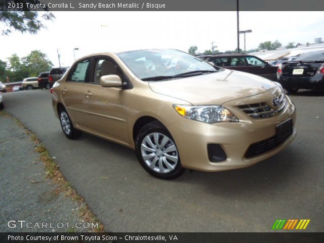2013 Toyota Corolla L in Sandy Beach Metallic