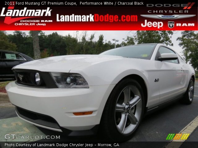 2011 Ford Mustang GT Premium Coupe in Performance White