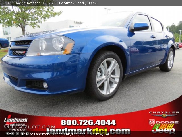2013 Dodge Avenger SXT V6 in Blue Streak Pearl