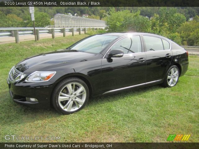 2010 Lexus GS 450h Hybrid in Obsidian Black