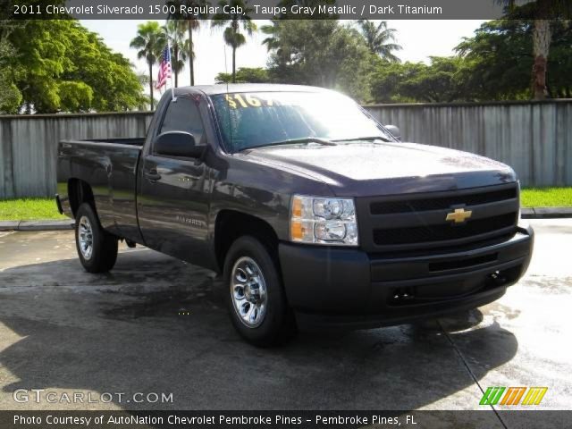 2011 Chevrolet Silverado 1500 Regular Cab in Taupe Gray Metallic