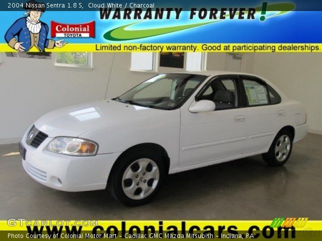 2004 Nissan Sentra 1.8 S in Cloud White