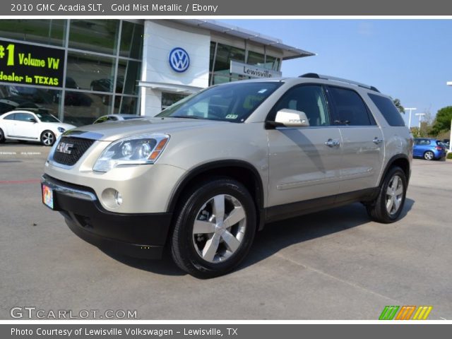 2010 GMC Acadia SLT in Gold Mist Metallic