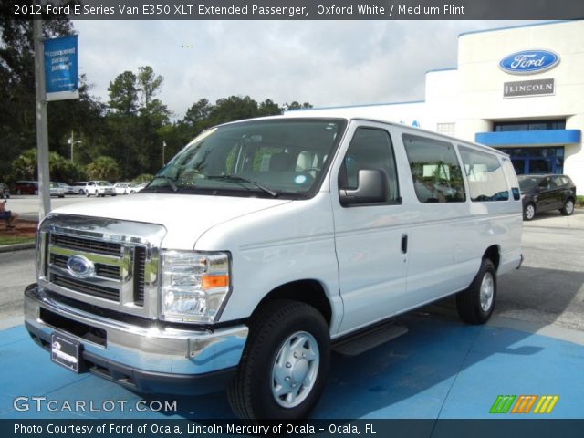 2012 Ford E Series Van E350 XLT Extended Passenger in Oxford White