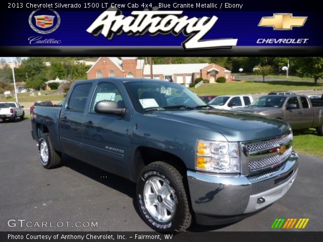 2013 Chevrolet Silverado 1500 LT Crew Cab 4x4 in Blue Granite Metallic