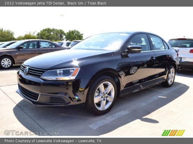 2013 Volkswagen Jetta TDI Sedan in Black Uni
